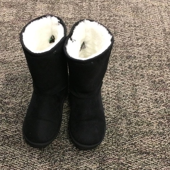 Winter Boots Kid Rain & Snow Boots Black - Picture 2 of 6